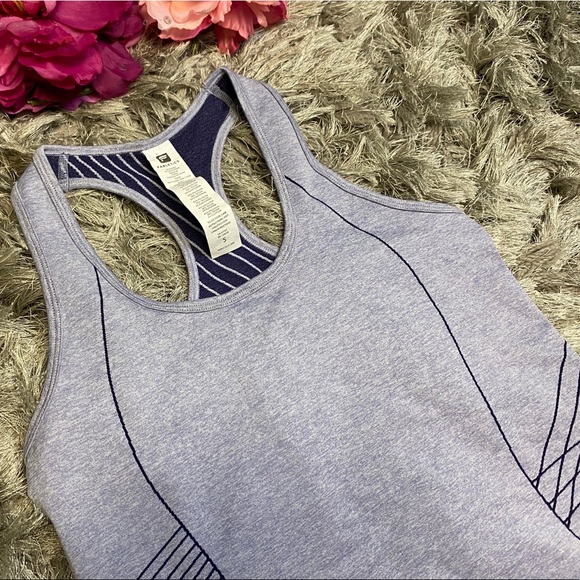 Fabletics Lavender Purple Racerback Tank Top - Picture 5 of 6